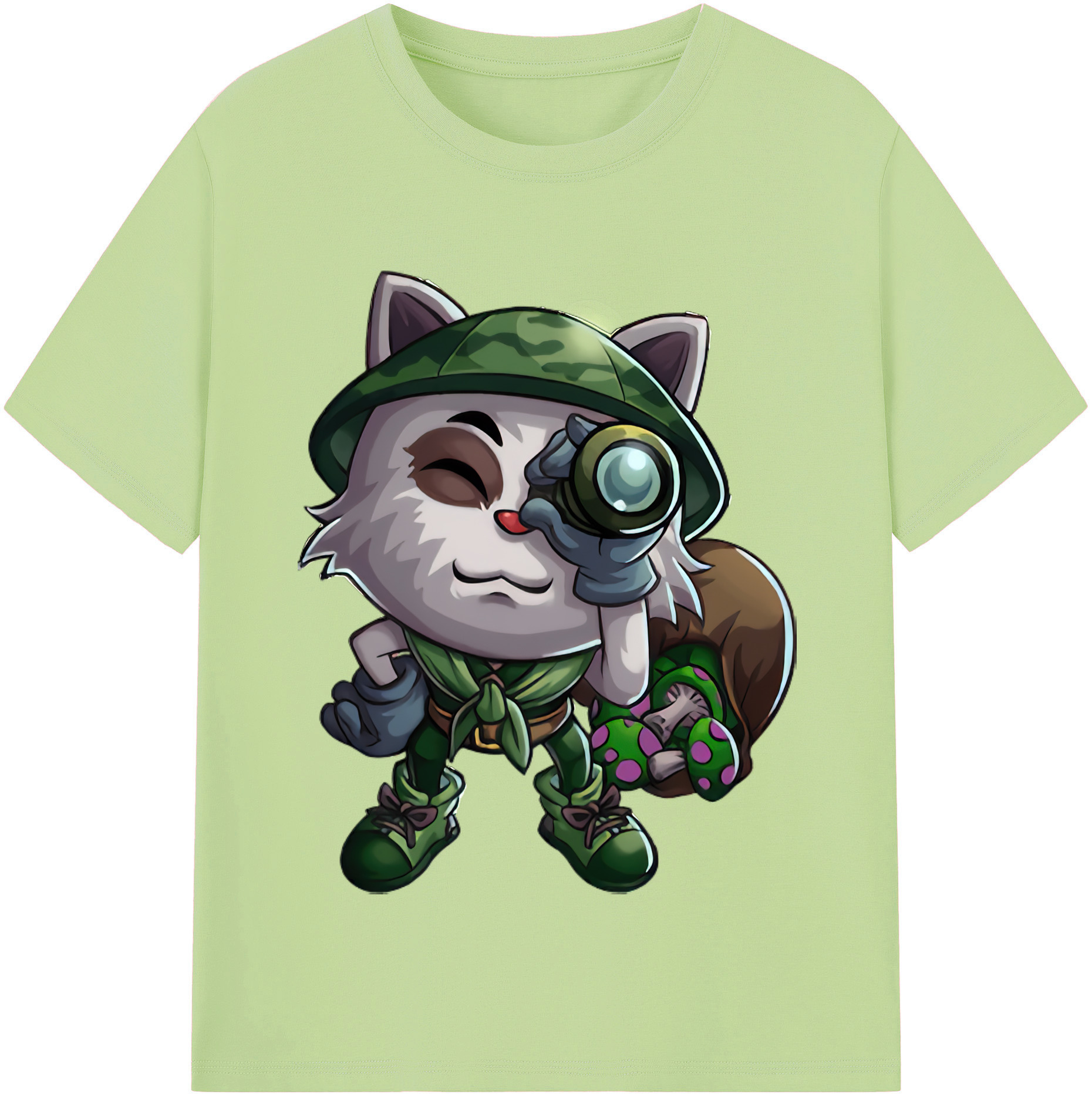 リーグ・オブ・レジェンド League of Legends LOL 綿100％半袖Tシャツ（フロントプリント）